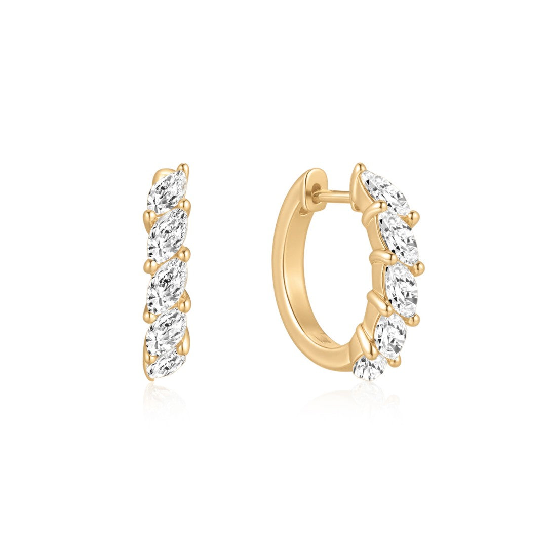 Sola Hush — huggie earrings