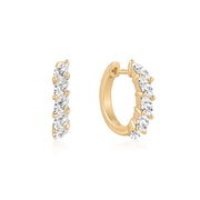 Sola Hush — huggie earrings