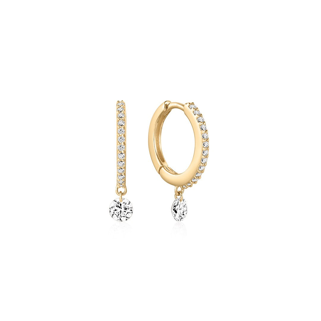 Mirelle Line — huggie earrings