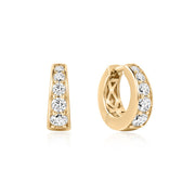 Lucent Still — huggie earrings
