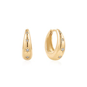 Noema Halo — huggie earrings