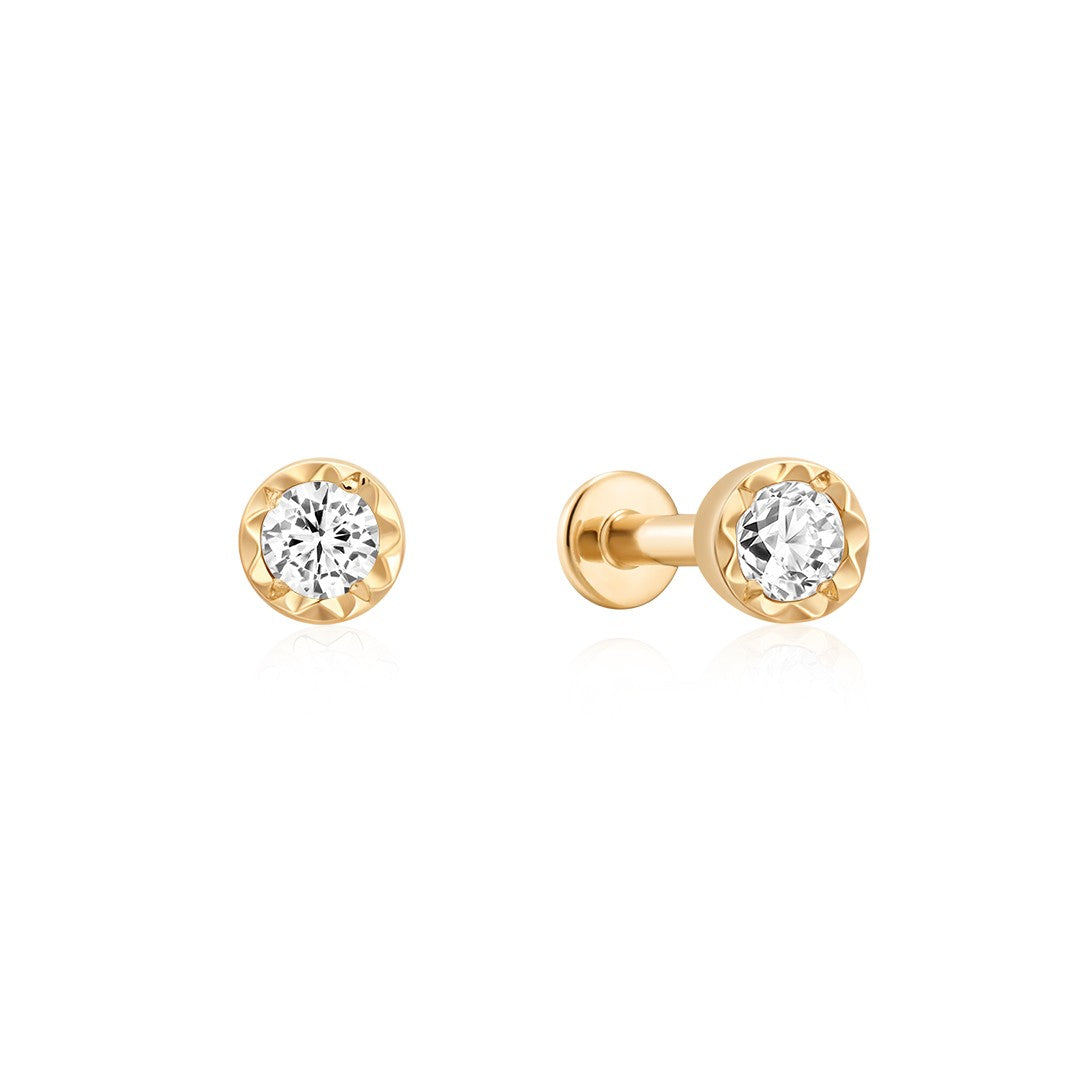 Solenne Promise — stud earrings