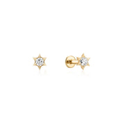 Sola Compass — stud earrings