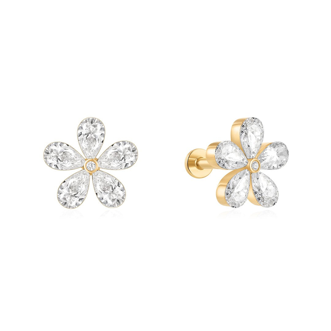 Nour Compass — stud earrings