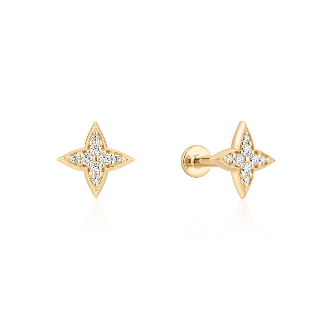 Carys Flame — stud earrings