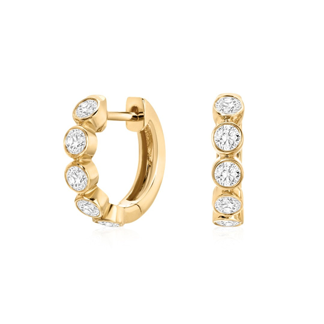 Thea Trace — huggie earrings