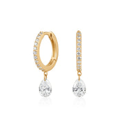 Calista Thread — huggie earrings
