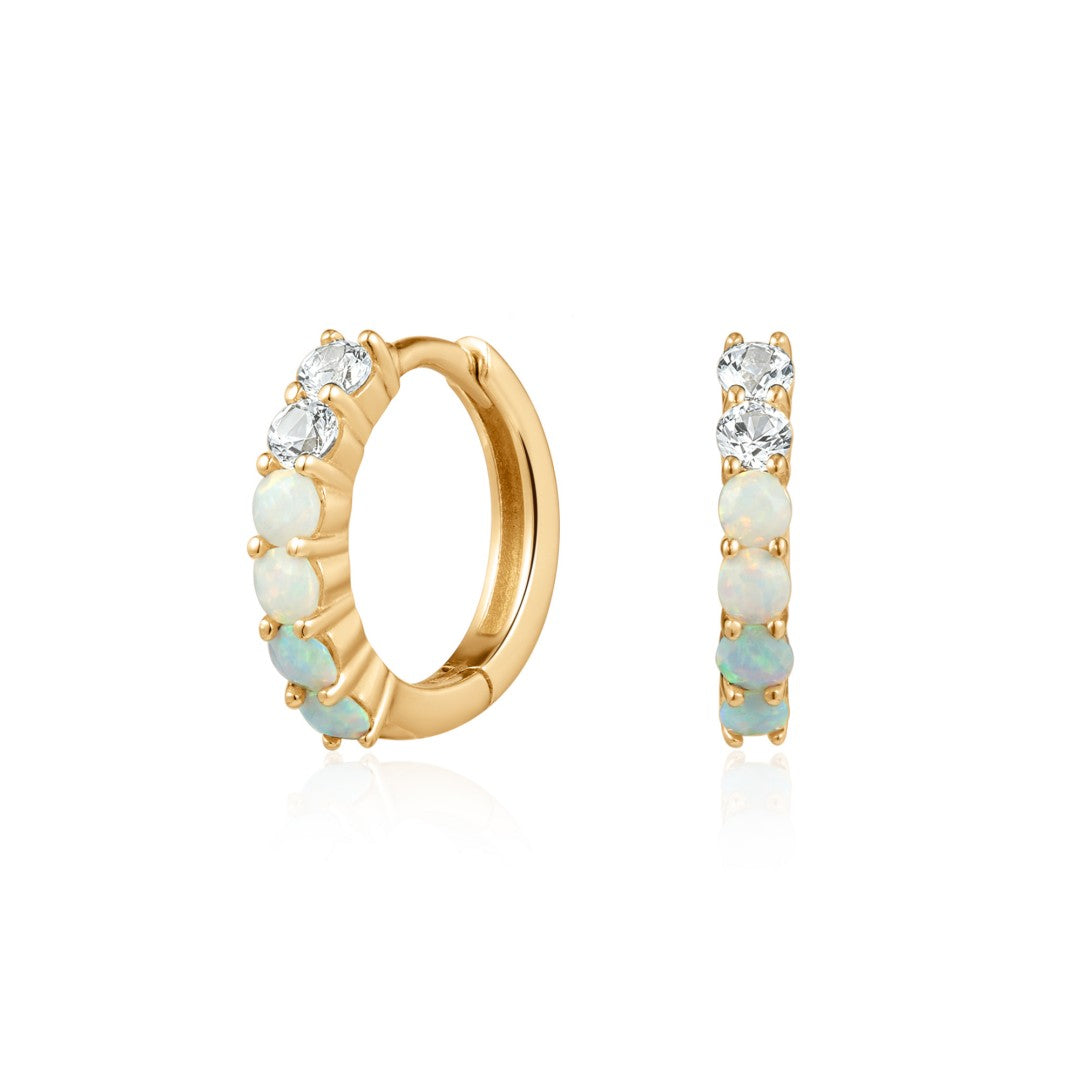 Maren Contour — huggie earrings