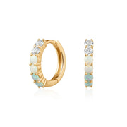Maren Contour — huggie earrings