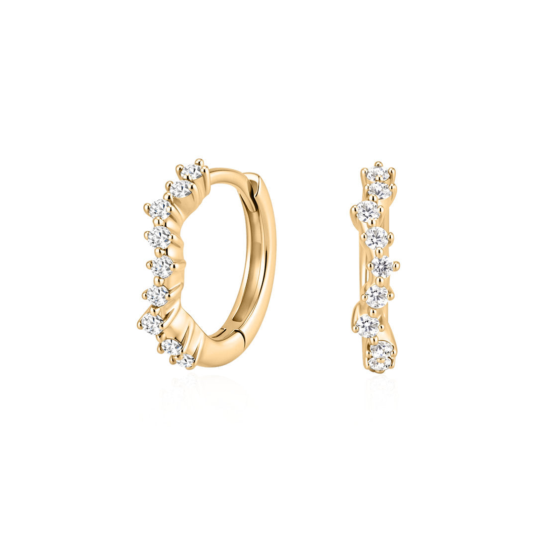 Caelia Tender — huggie earrings