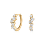 Isla Contour — huggie earrings