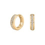 Seren Drift — huggie earrings