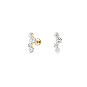 Isla Halo — stud earrings