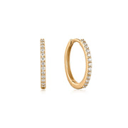 Selene Ember — huggie earrings