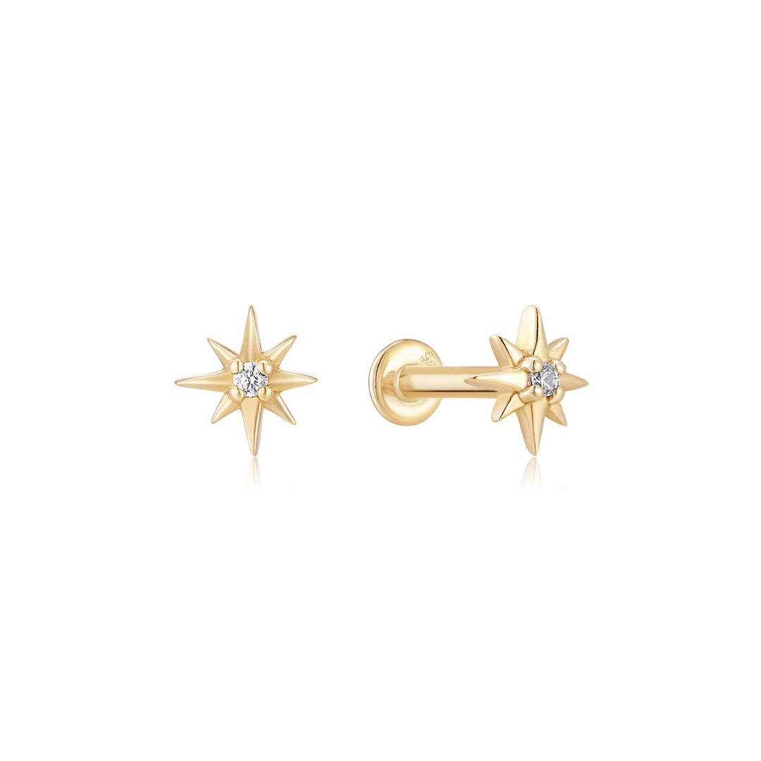 Aster Ember — stud earrings