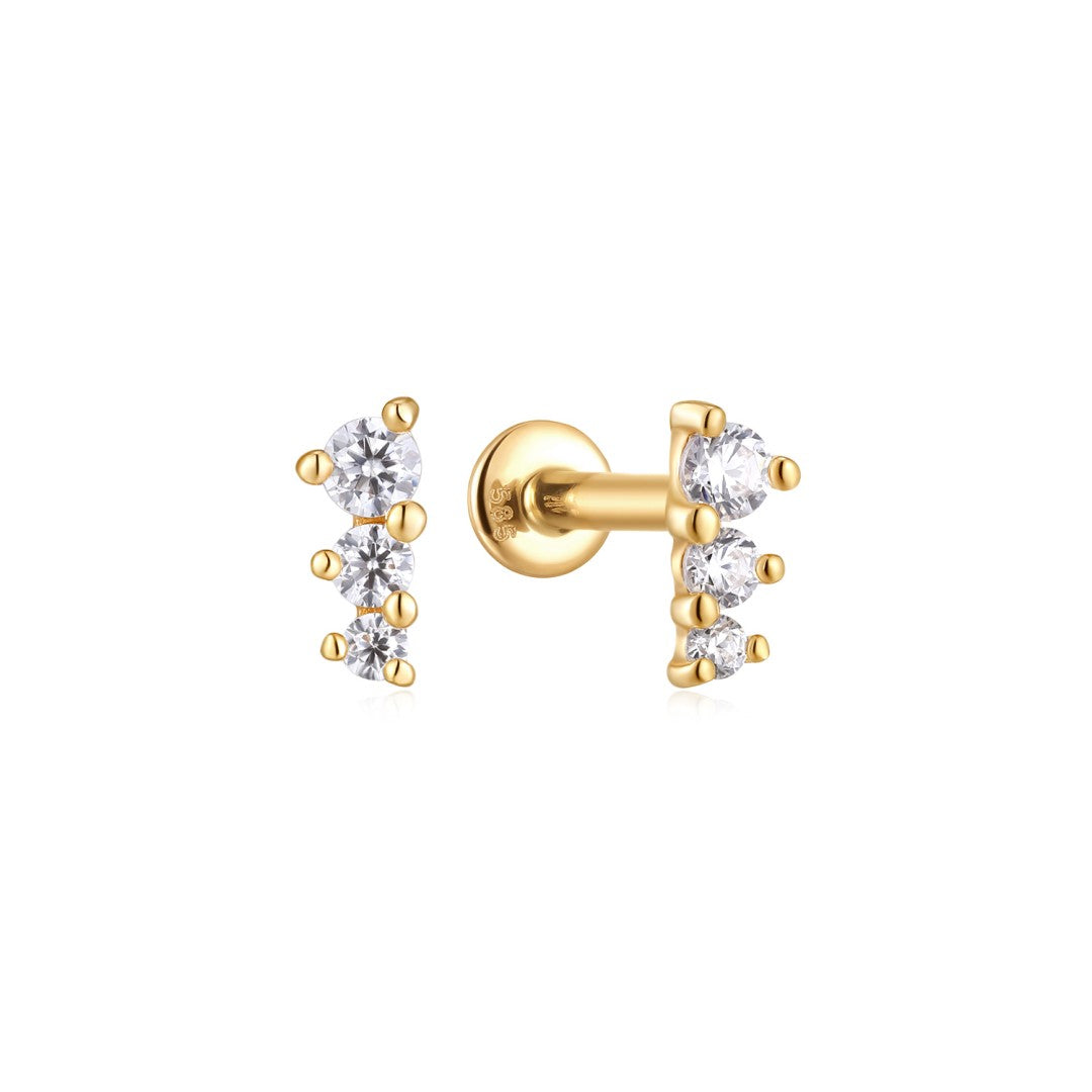 Elowen Woven — stud earrings