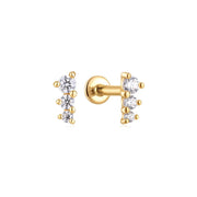 Elowen Woven — stud earrings