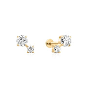 Aveline Woven — stud earrings