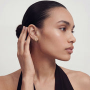 Caelia Tender — huggie earrings, view 3