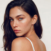 Caelia Tender — huggie earrings, view 5