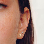 Seren Halo — stud earrings, view 3