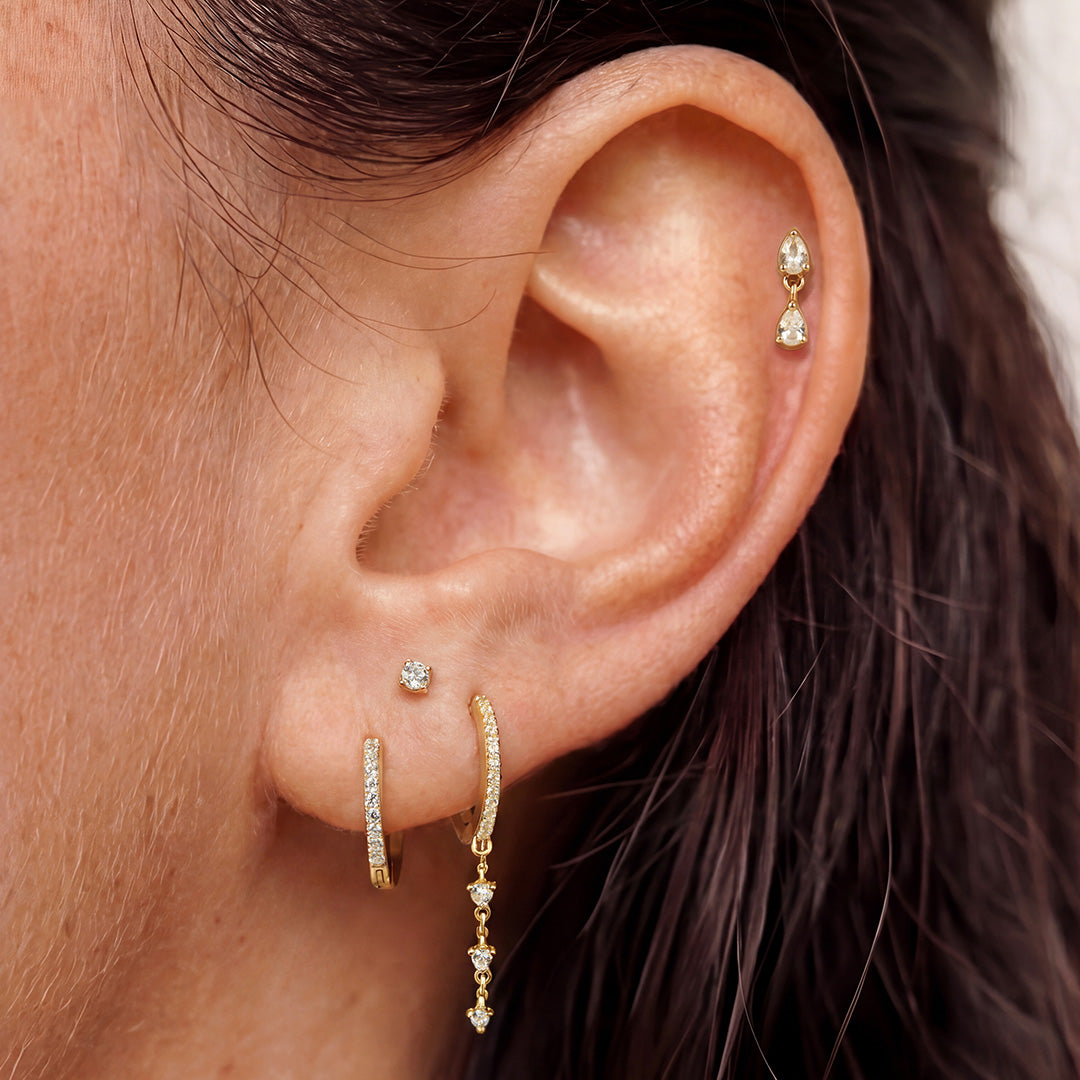Carys Tender — stud earrings, view 2
