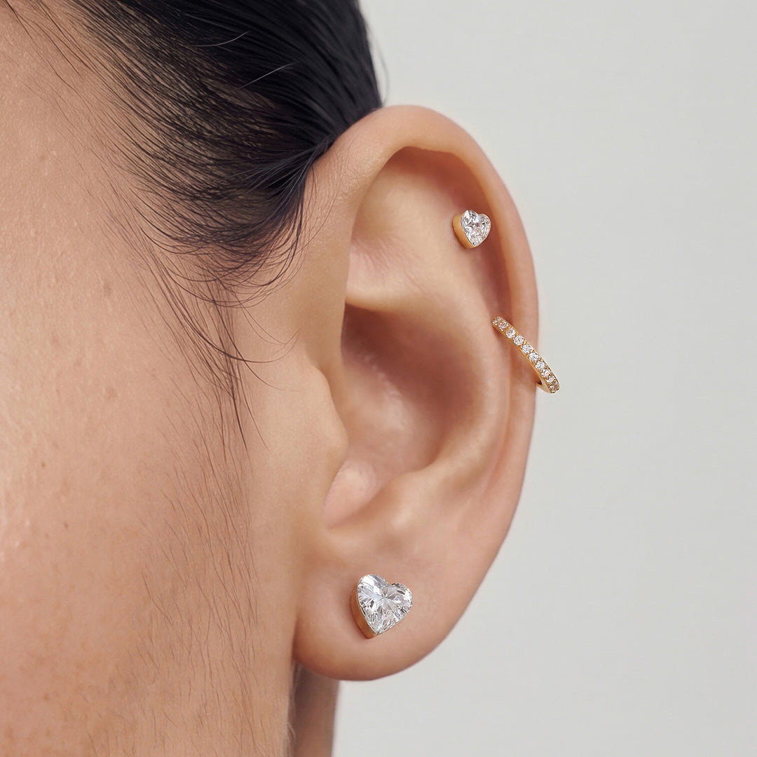 Roselle Tender — hoop earrings, view 6