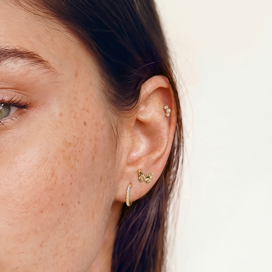 Thea Verse — stud earrings, view 3