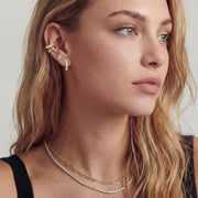 Sola Hush — huggie earrings, view 5