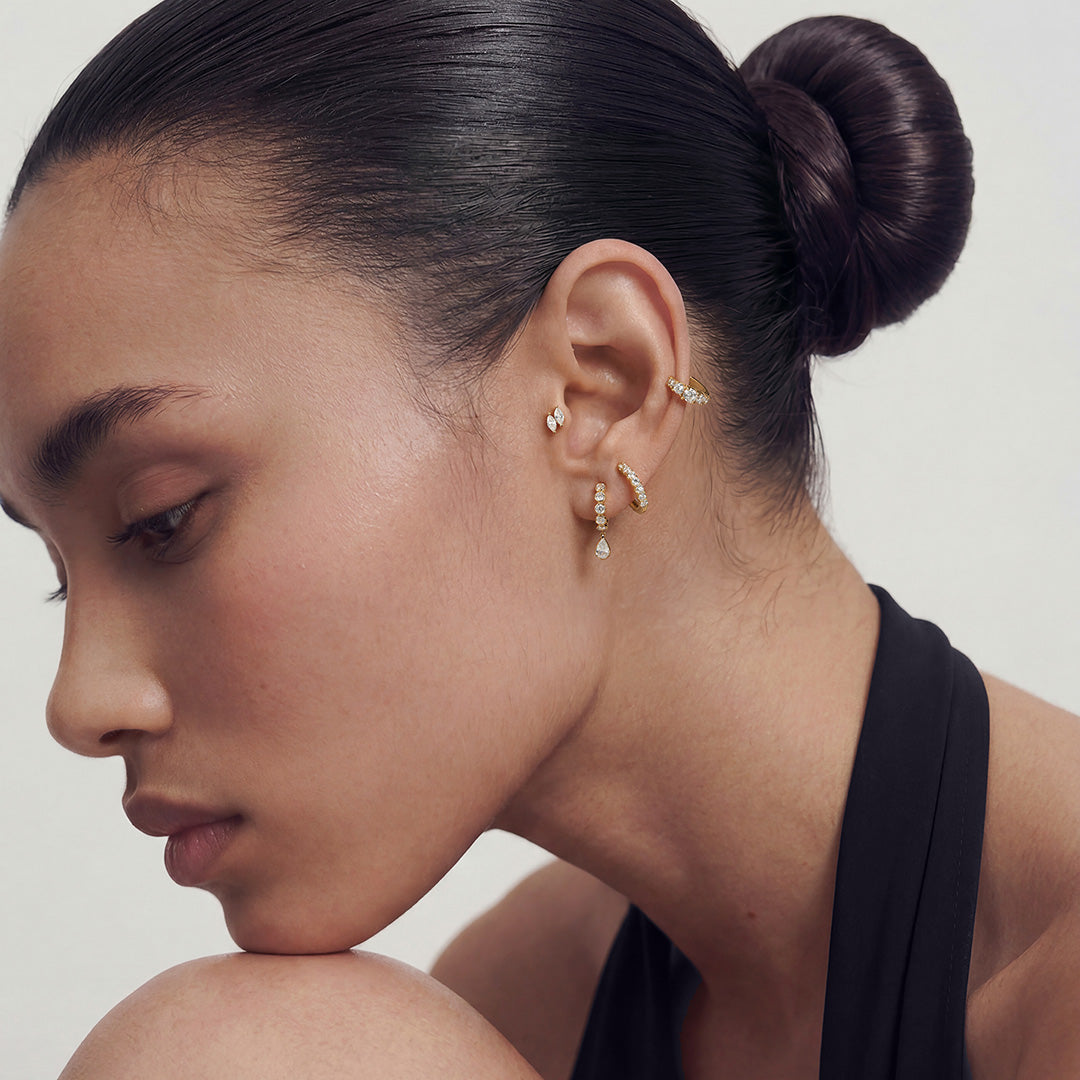 Anwen Ember — stud earrings, view 3