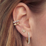 Carys Flame — stud earrings, view 4