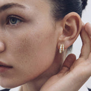 Aureline Thread — huggie earrings, view 3