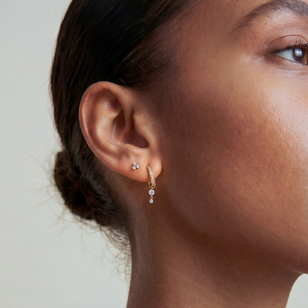 Celia Woven — stud earrings, view 5