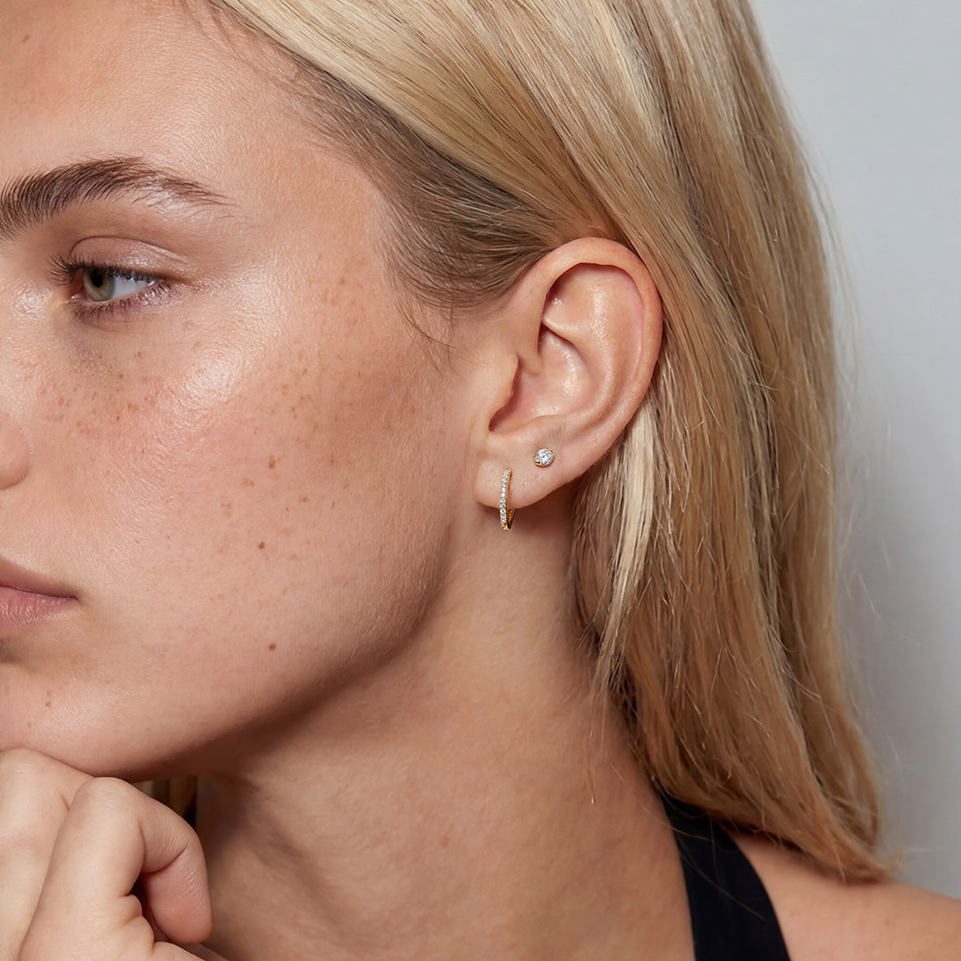Nour Drift — stud earrings, view 3