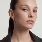 Alba Hush — huggie earrings, view 3