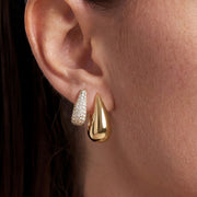 Vela Line — hoop earrings, view 2