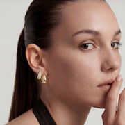 Vela Line — hoop earrings, view 3
