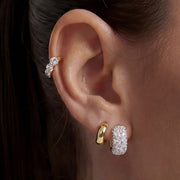 Anwen Bloom — huggie earrings, view 3