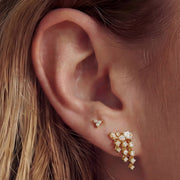 Aveline Halo — drop earrings, view 2