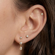 Solenne Promise — stud earrings, view 3