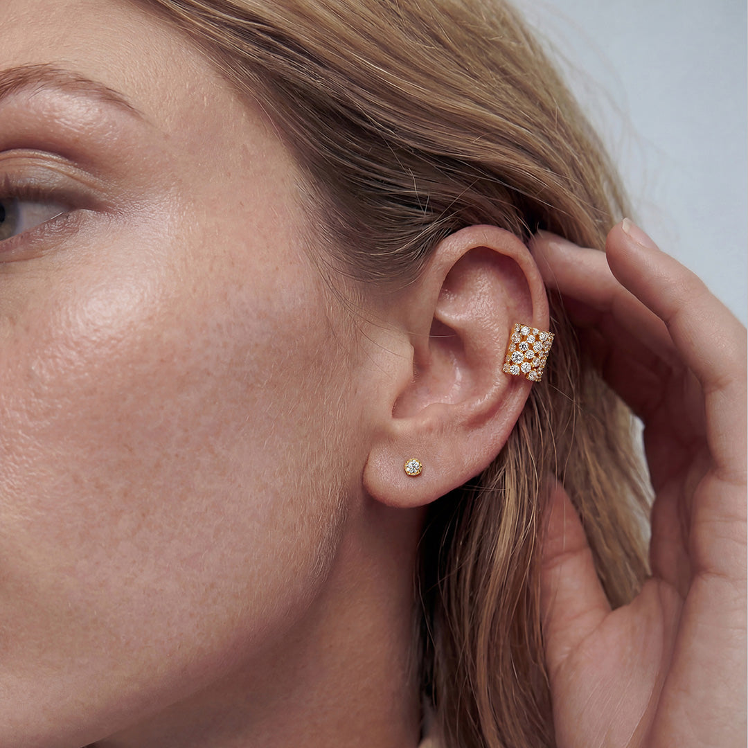 Solenne Promise — stud earrings, view 6