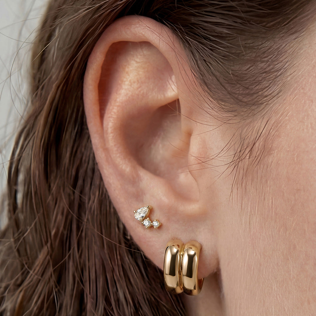 Amaris Light — stud earrings, view 2