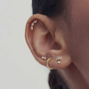 Serein Flame — stud earrings, view 2