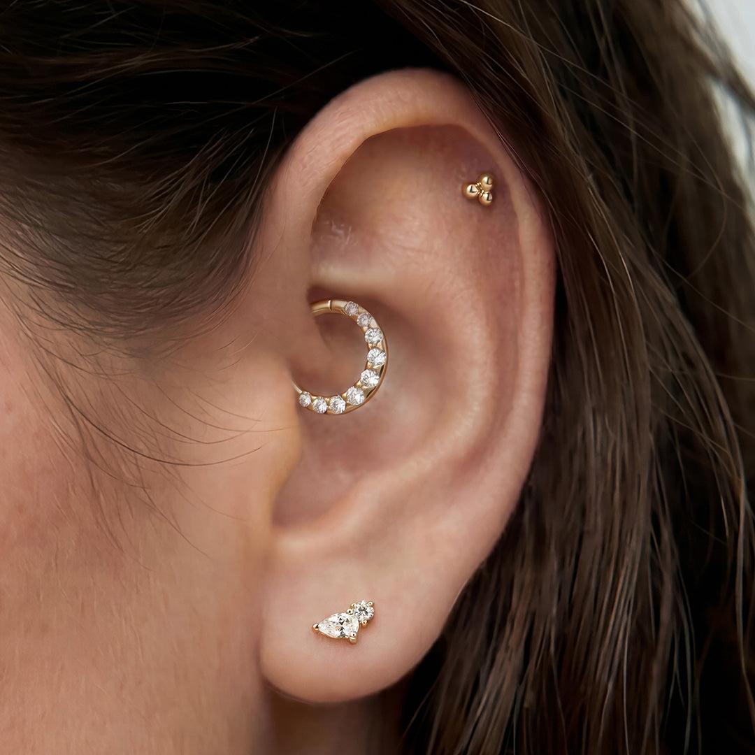 Esme Fold — stud earrings, view 2