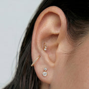 Esme Fold — stud earrings, view 4