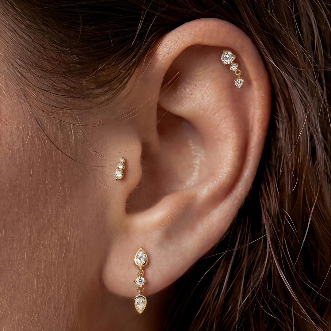 Isla Tender — stud earrings, view 2