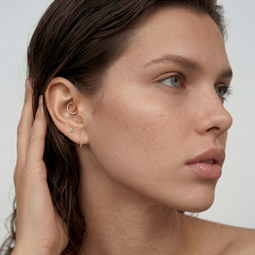 Odette Contour — stud earrings, view 3