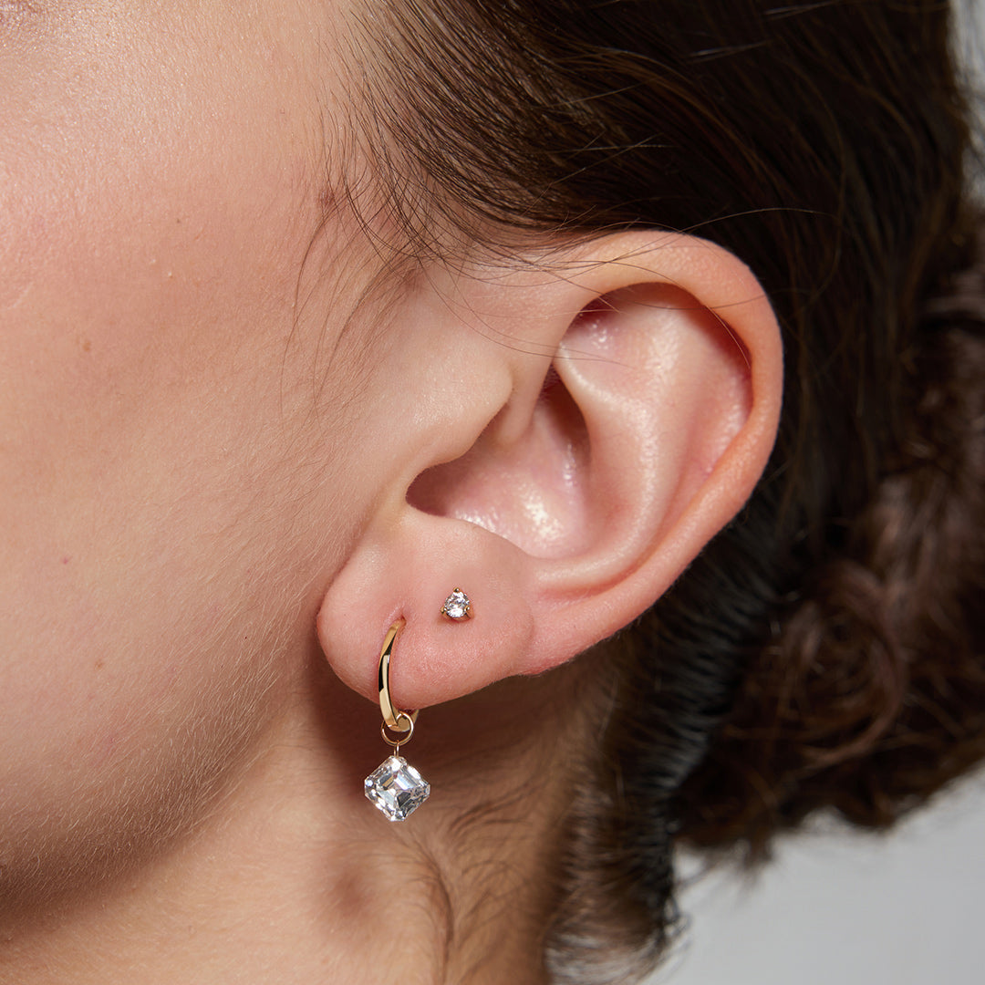 Anara Contour — stud earrings, view 7