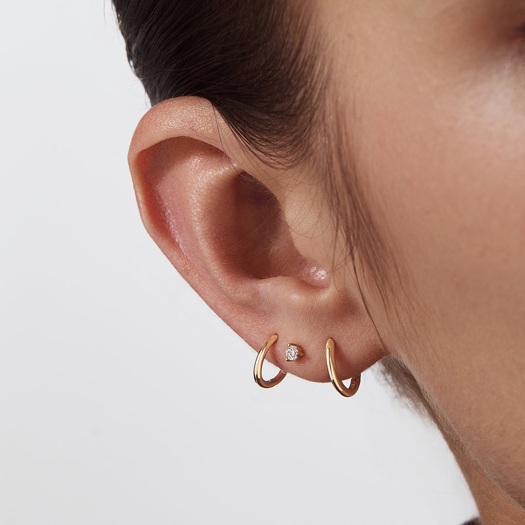 Anara Contour — stud earrings, view 11