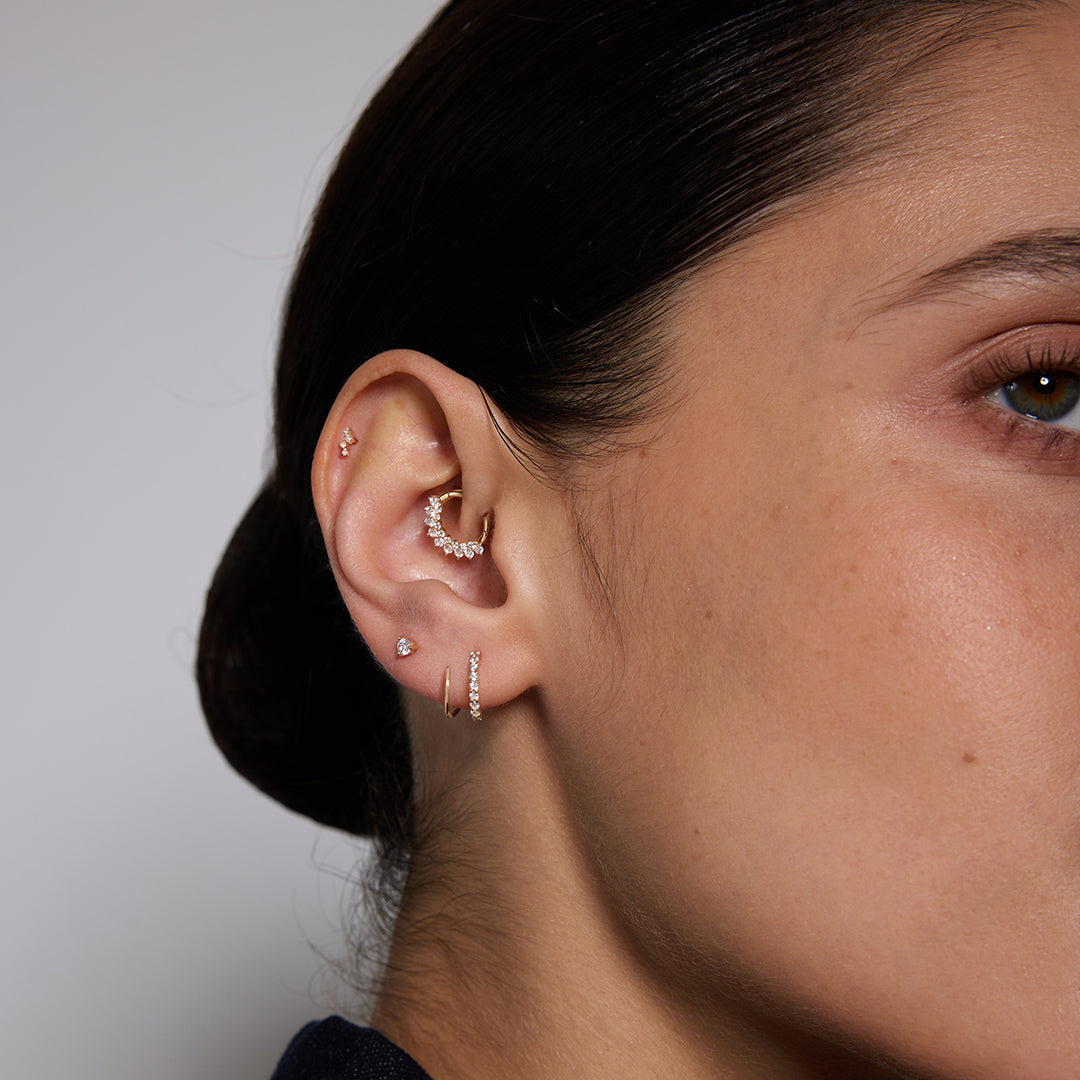 Anara Contour — stud earrings, view 15